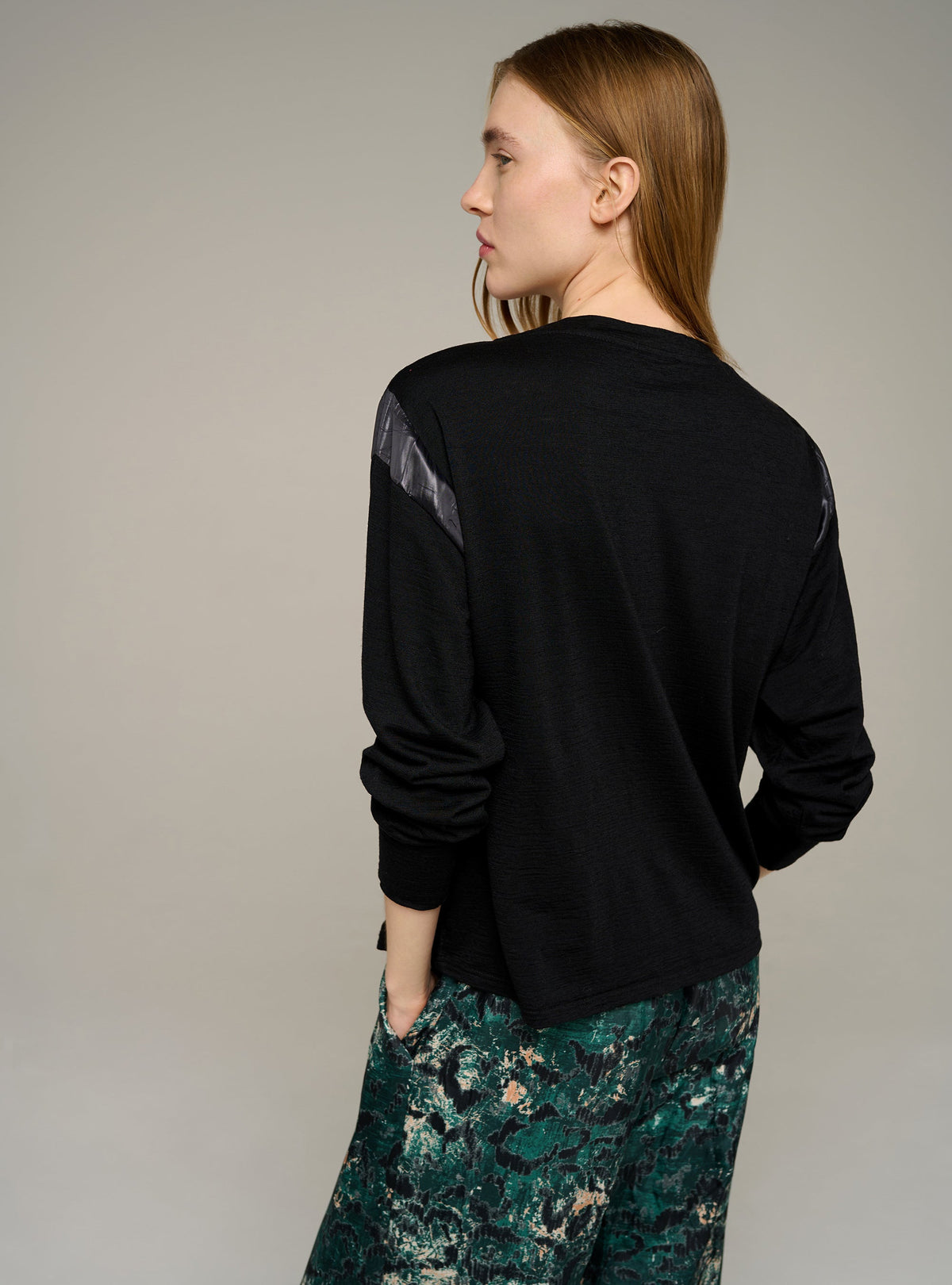 Cotélac tee-shirt manches longues plissé
