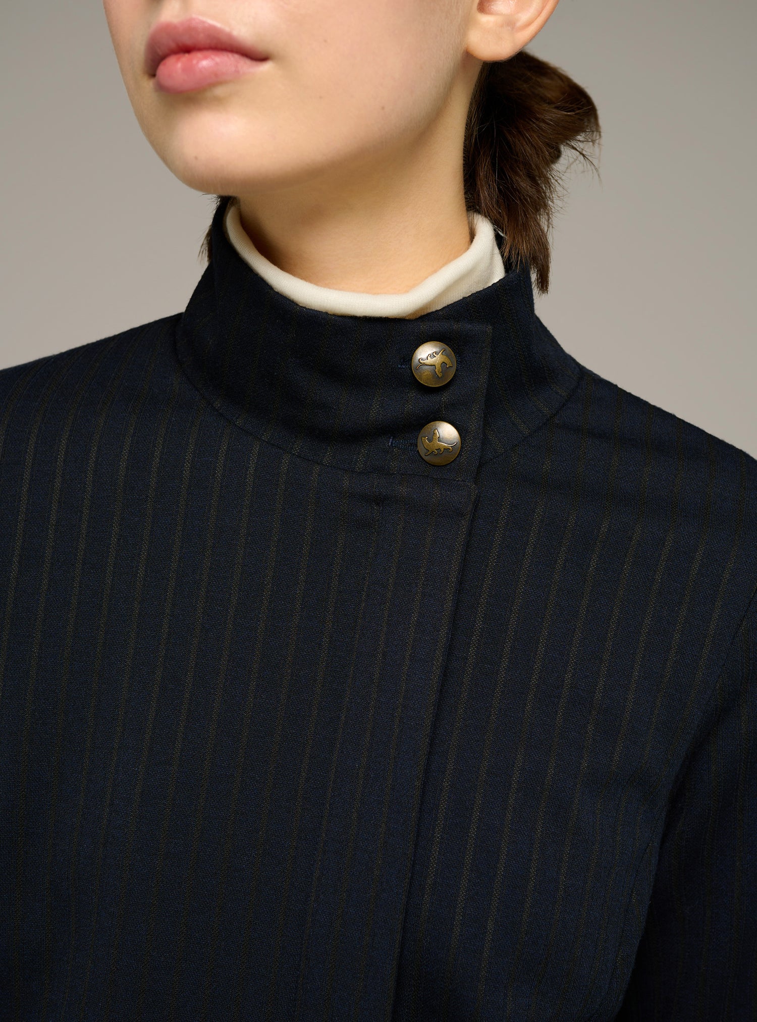 Veste courte ajustée en maille