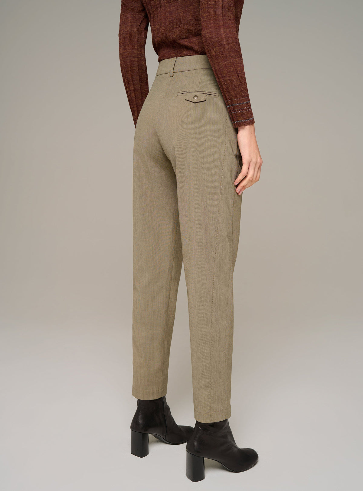 Cotélac pantalon droit à rayures