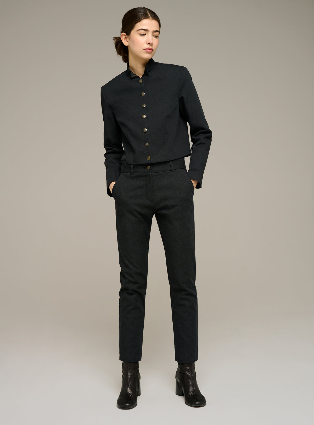 Pantalon droit noir