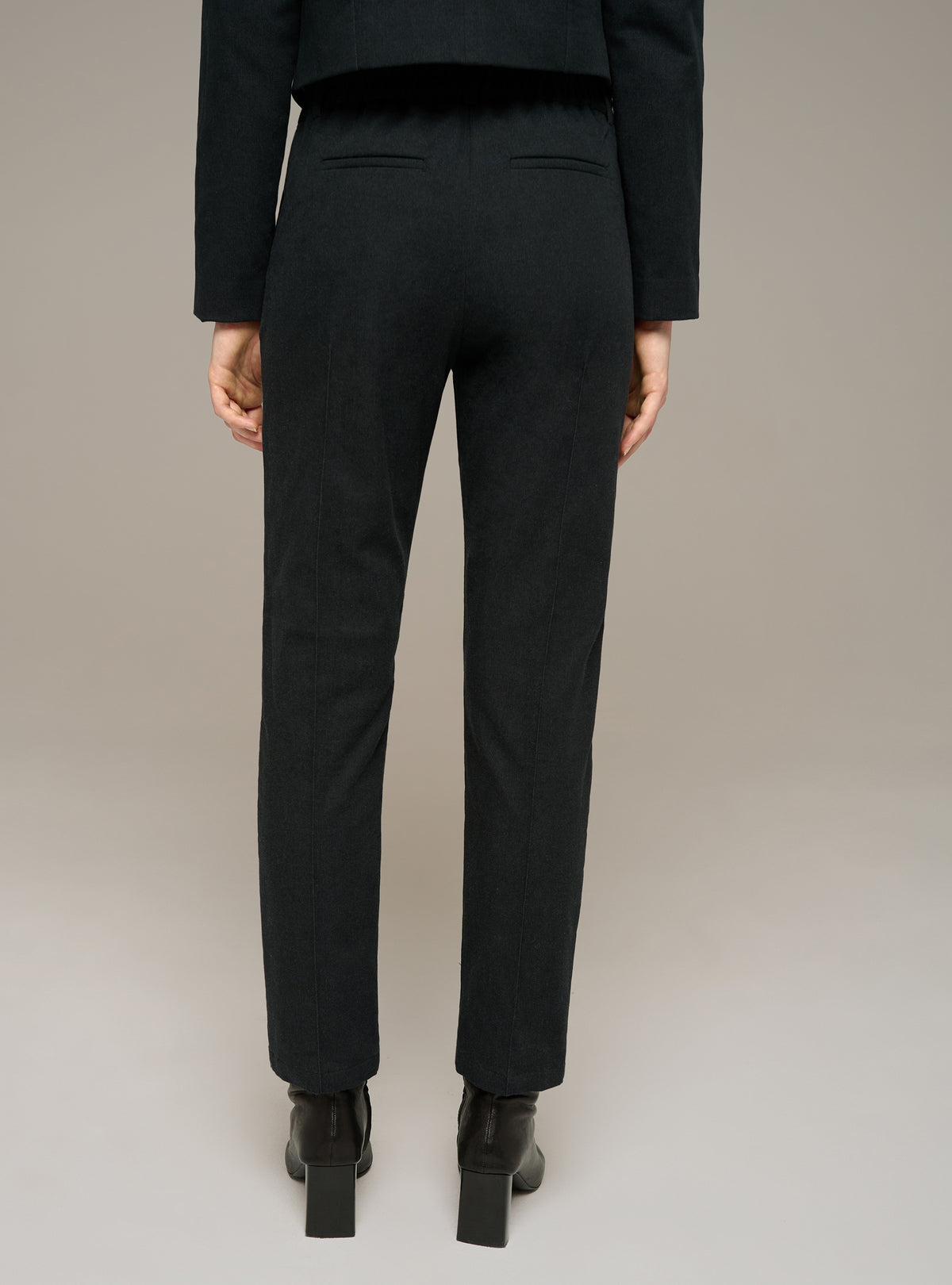 Pantalon droit noir