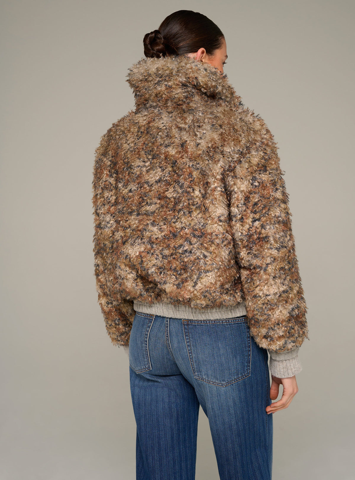 Cotélac blouson oversize manches longues imprimé