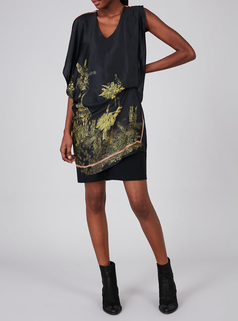Scarf Print Dress