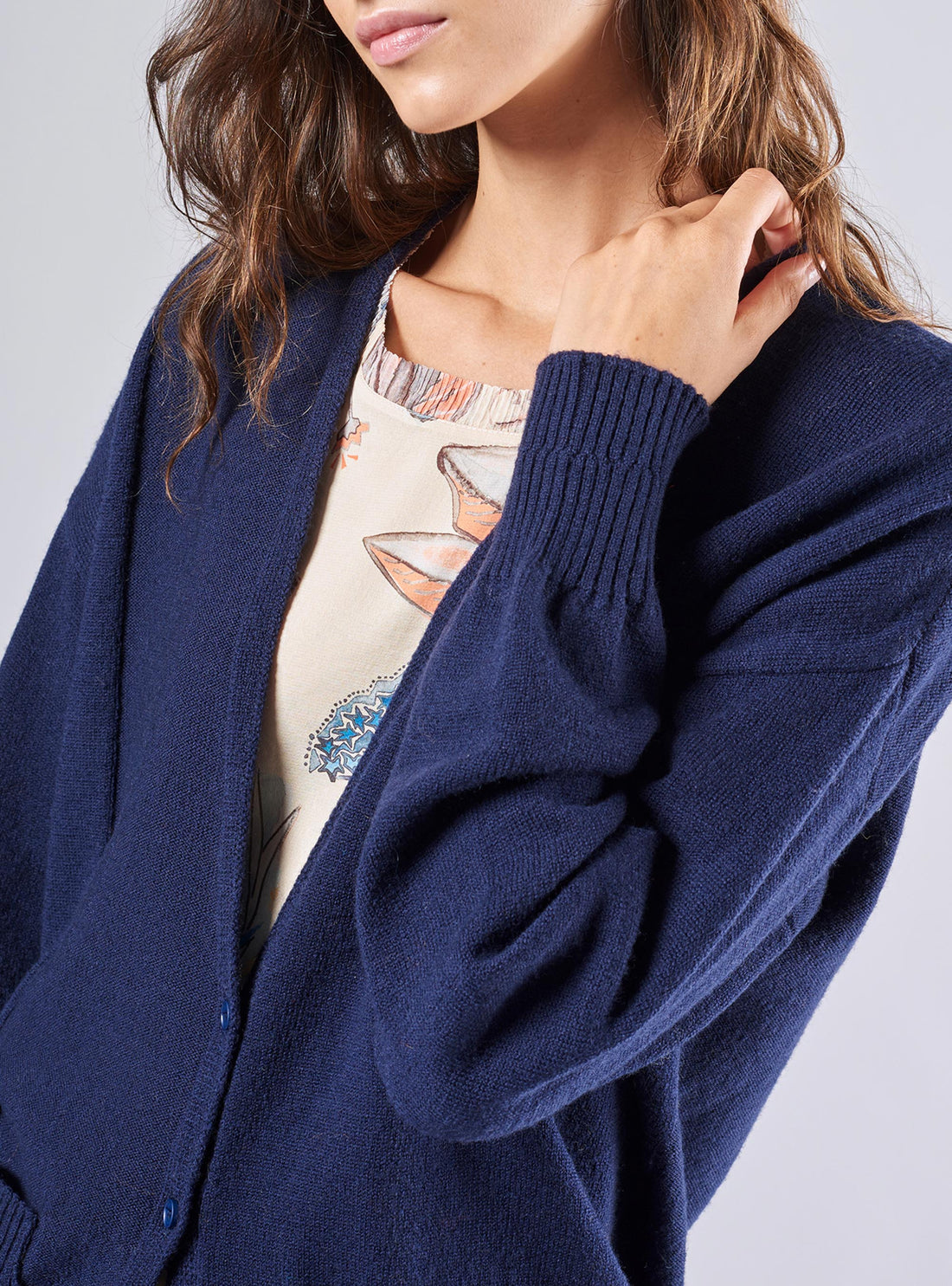 Cardigan Col V