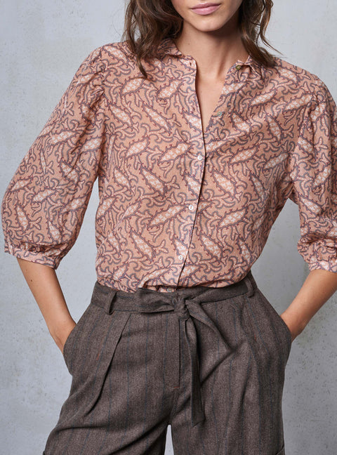 Short Cotton/Silk Shirt