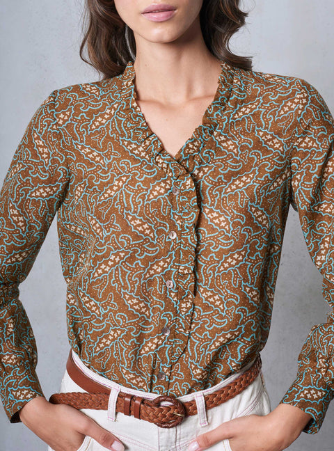 Fluid Cotton/Silk Blouse
