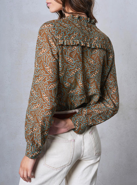 Fluid Cotton/Silk Blouse