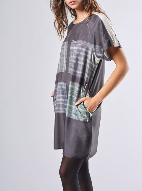 Short Sleeve Straight Dress