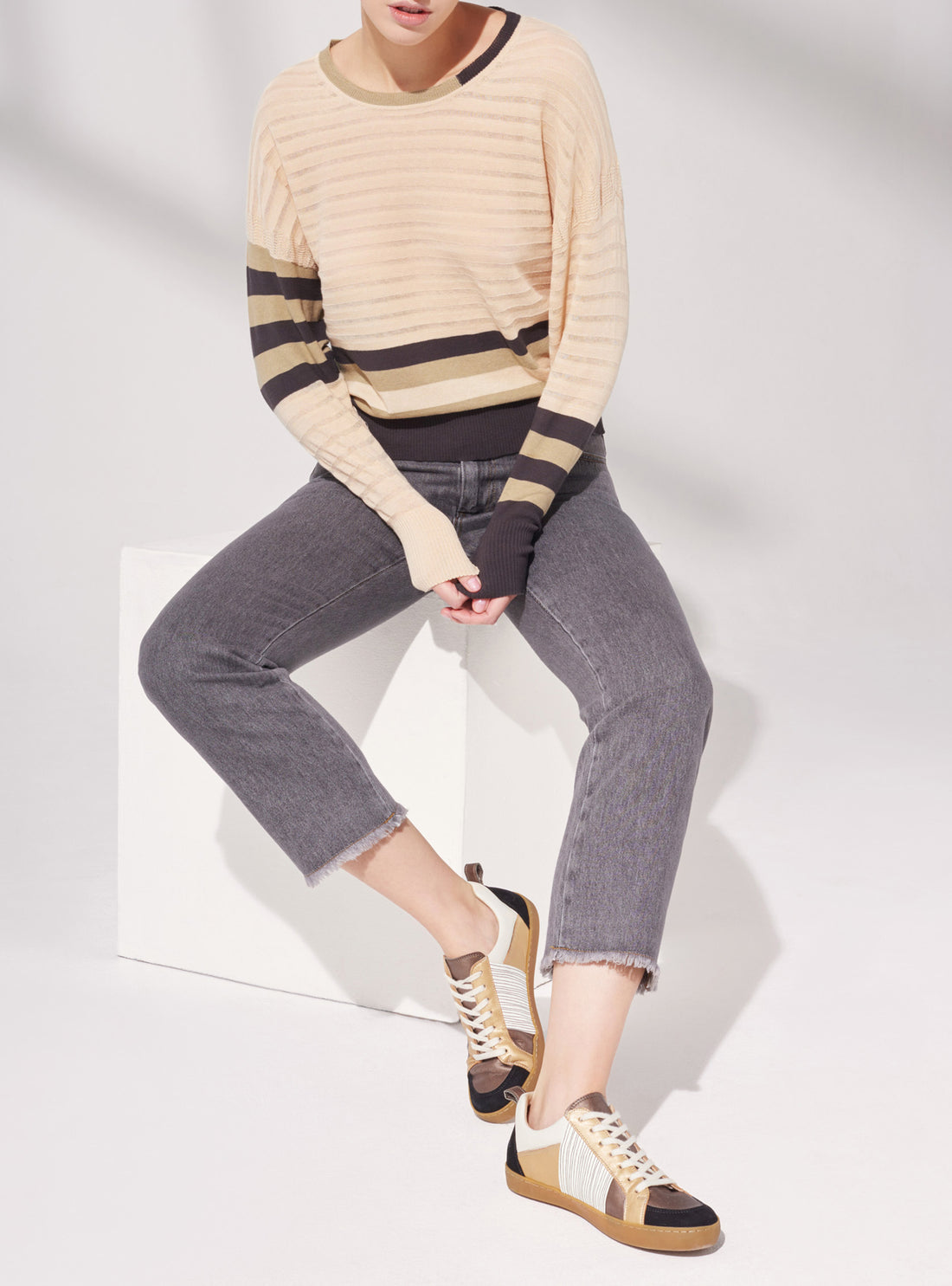 Loose Sweater In Japanese Yarn