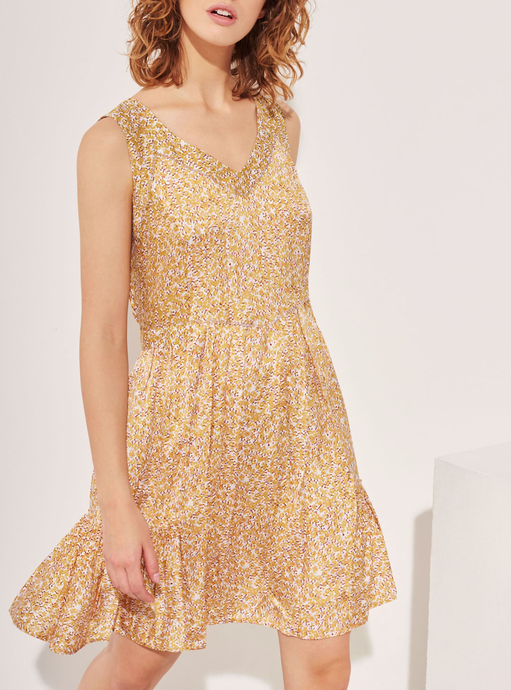 Crushed Pleated Skater Spirit Dress