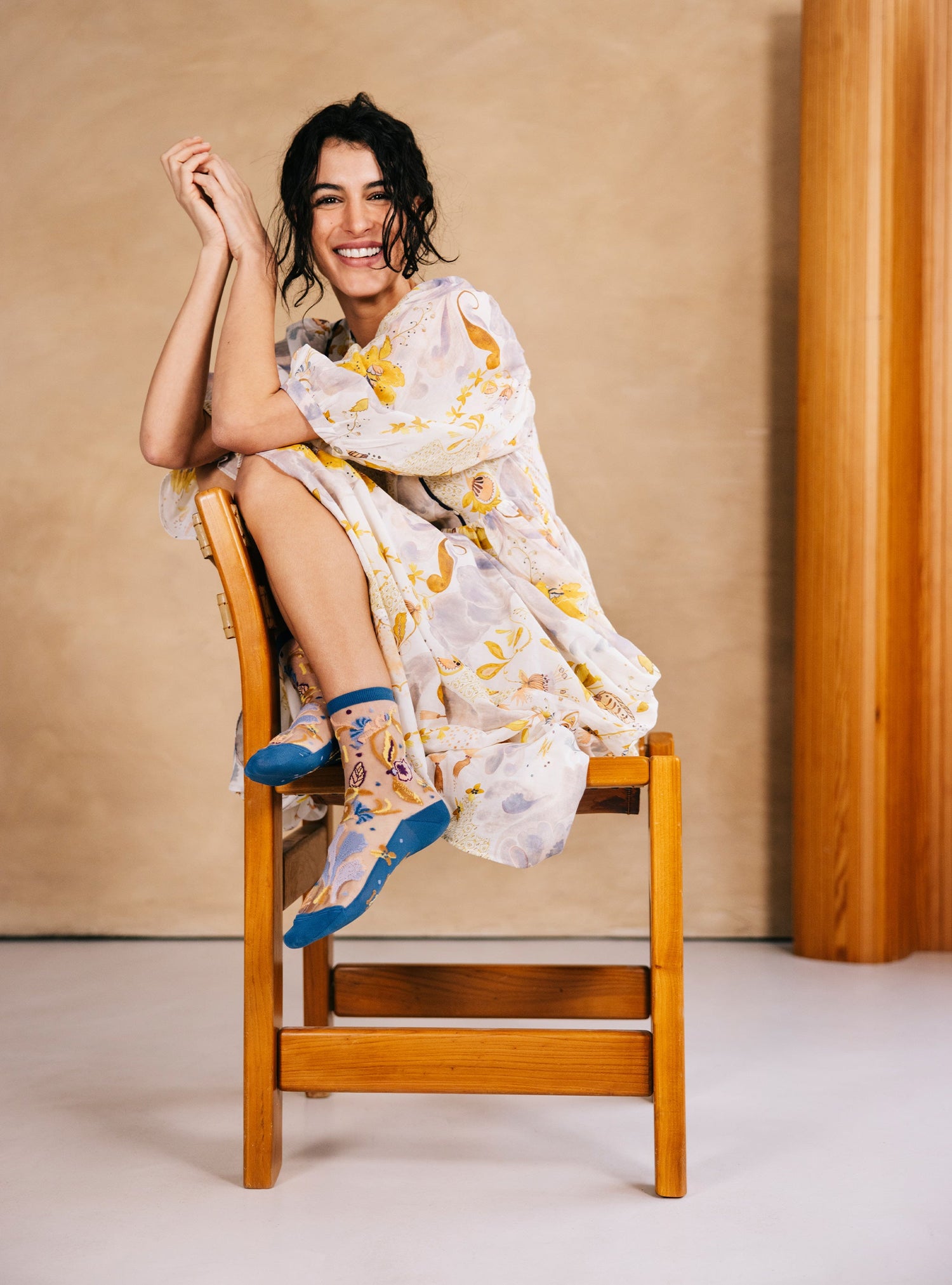 Chaussettes Floralia — Cotélac x Atelier St Eustache Cotélac 