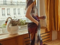 Blouse droite imprimée
